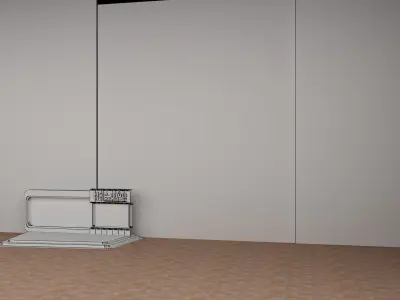 Setup Partitions Booth Exhibition a289 3D model