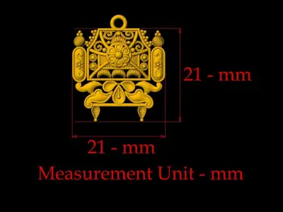 Designer Matt Pendant - 0096 3D print model