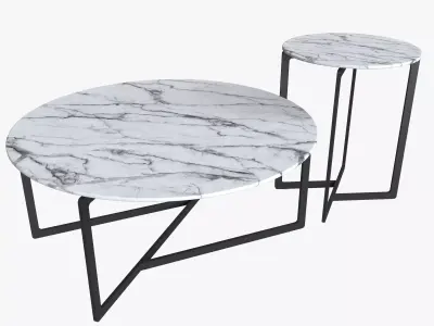 Beymen coffee and side table 3D model