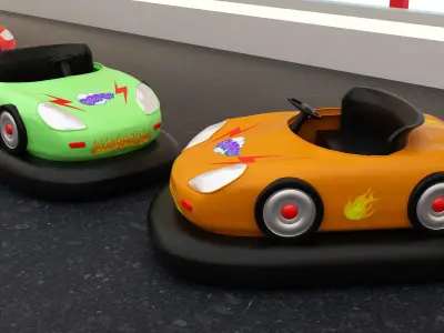Bumper Cars 3D model