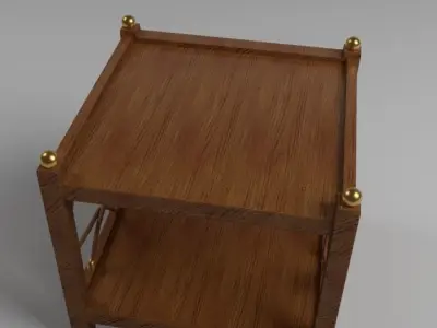 Unique Table Free low-poly 3D model