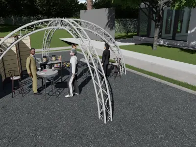 stand tipo arana  Free 3D model
