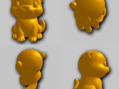 Otter - Kawaii Animals Collection 3D print model