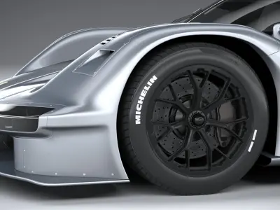 Porsche 963 RSP 2026 3D model