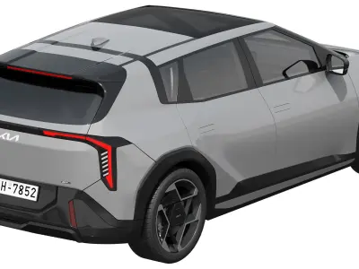 Kia EV4 Hatchback GT-Line 2026 3D model