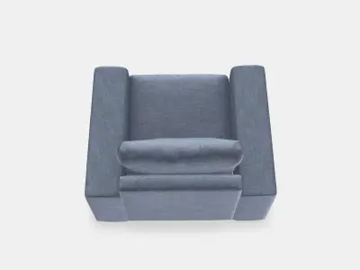 VIMLE Armchair 8 Low-poly 3D model