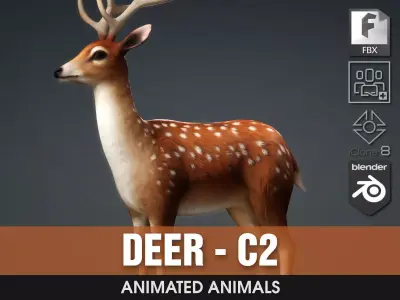 Deer-C2 3D model