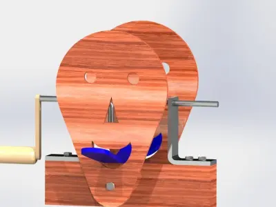 Just for fun face Free 3D model