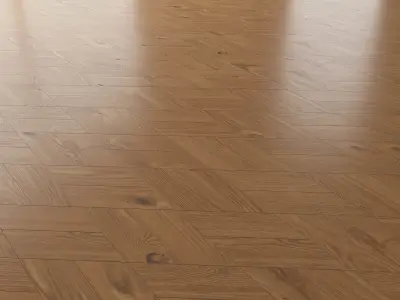 Parquet Oak Nut WWL set 5 3D model