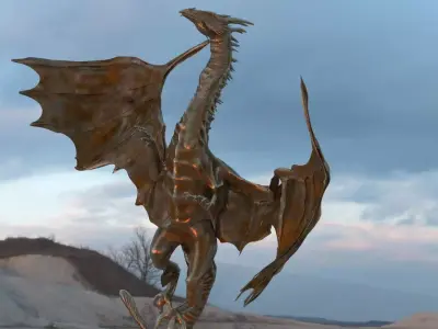 Dragon Tall Fin 3D model