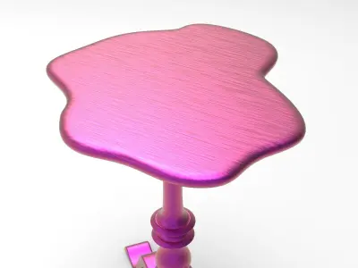 Zara Side Table Low-poly 3D model