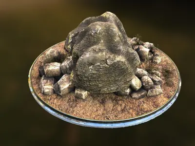Rocks pack free Free low-poly 3D model