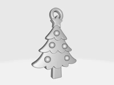 Christmas Tree Ornament Festive Holiday Decoration  3D print model