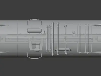 H0 1-87 scale Zacens 80 m3 tank car 3D print model