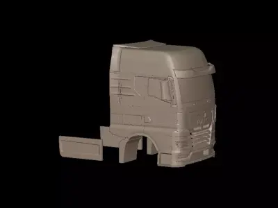 MAN TGX 2021 TRUCK  3D print model