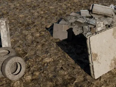 Silent Perimeter assets Free 3D model