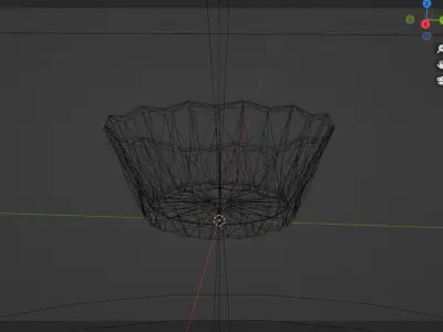 Glass Crystal Bowl Free low-poly 3D model