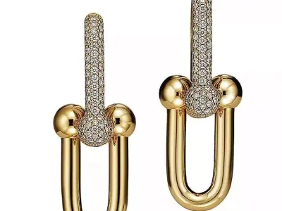 Tiffany Earring  Hardwear 3D print model