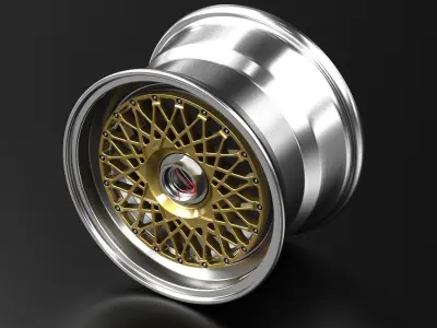 BBS E55 Racing 3D model