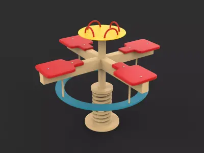 Playground Swing  3D model