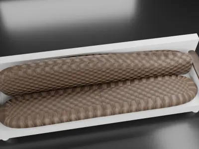 Modern Luxury Sofa - High-Quality 3D Model 3D model