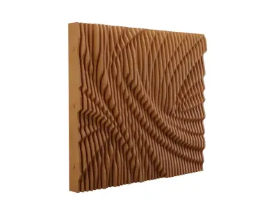 Parametric Wooden Wall Decor - 02 -CNC files for cutting 3D model