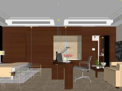 Luxury Bedroom 3D model