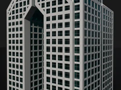 Dusit Thani Dubai Hotel 3D model