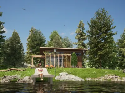 032Smallhouse1f46m2 3D model