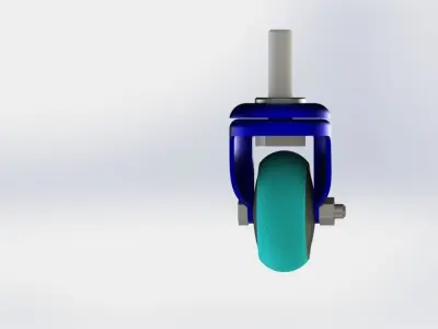 Caster Wheel Free 3D model