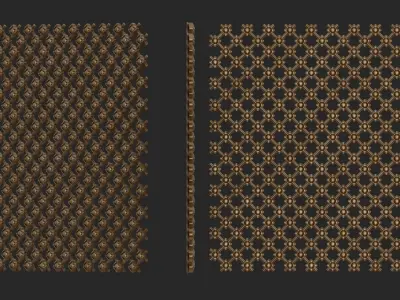 Modular Ornament Grids  3D print model