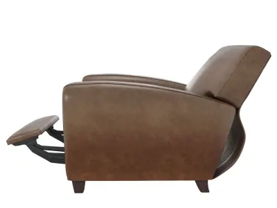 Manhattan Square Arm Leather Chair by Pottery Barn 3D model