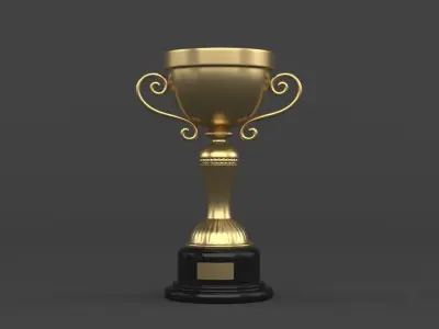 Trophy Cup Collection 3D model 4