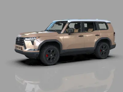 Lexus GX 2024 HQinterior 3D model