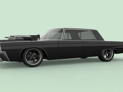 Green Hornet Black Beauty 3D model