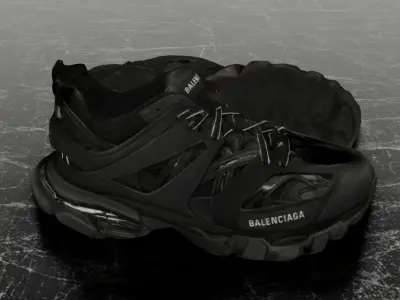 BALENCIAGA TRACK 3D SHOES 3D model