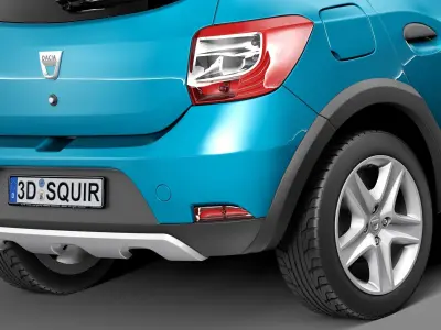 Dacia Sandero 2013 Stepway 3D model