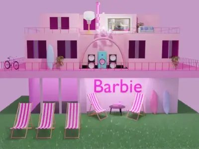 BARBIE HOUSE 3D model