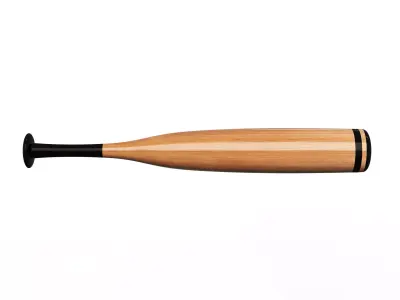 Baseball Bat Low-poly 3D model