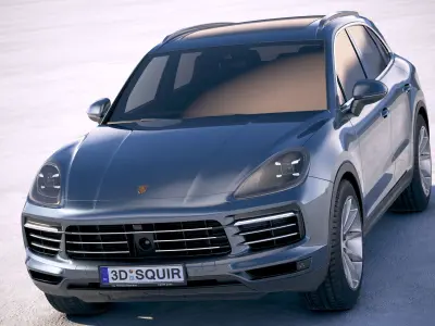 Porsche Cayenne 2018 3D model