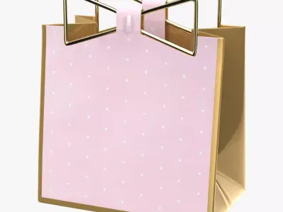 Hallmark Signature 7 Medium Gift Bag 3D model