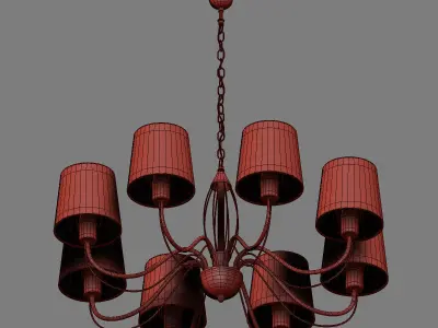LAMP ORLEAN A9310LM-8WG 3D model