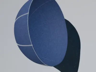 baseball cap 3D model