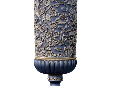 Classic Decorative Floor Vase urn Pot for Home Decoration  3D model