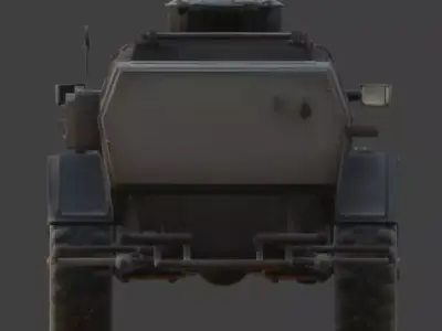 Wasteland Vehicle Collection 3D Model Low-poly 3D model