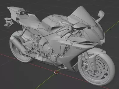 Yamaha R1 3D print model