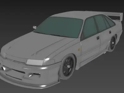 Holden Commodore Mk2f VP Touring Car 1993 3D print model