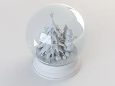 Snow globe 3D model