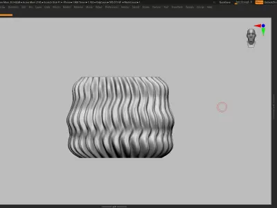 vase 3d print 490 3D print model