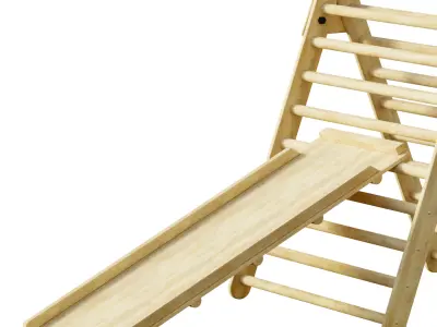 Childrens wooden pikler Varnish 3D model
